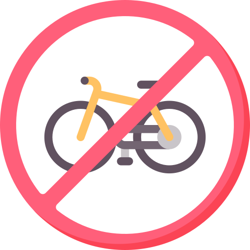 geen fietsen Special Flat icoon
