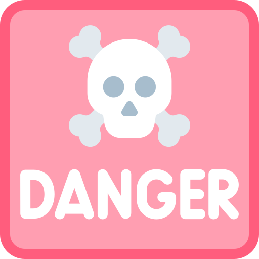 Danger Detailed color Lineal color icon