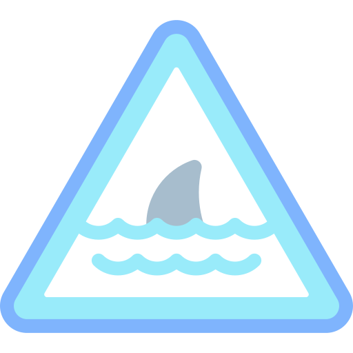 tiburón Detailed color Lineal color icono