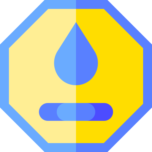 Wet Basic Straight Flat icon