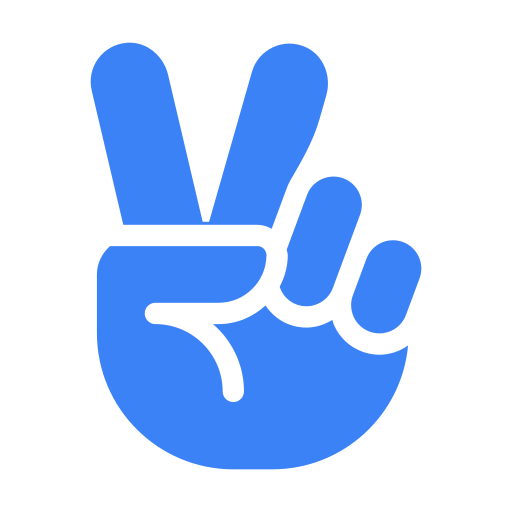 Hand peace Generic color fill icon