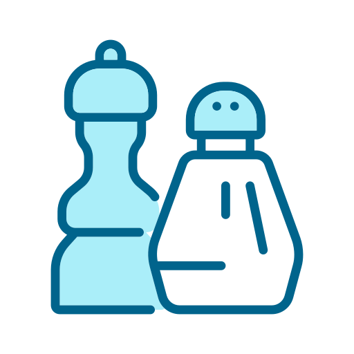 Salt and pepper Generic color lineal-color icon