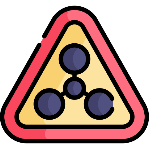 Chemical weapon Kawaii Lineal color icon