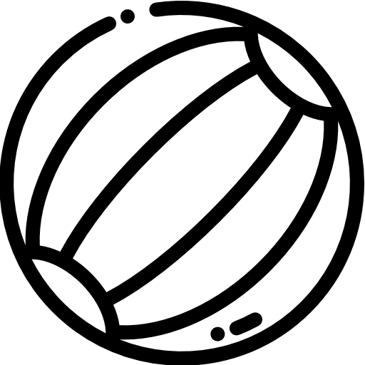 Мяч Detailed Rounded Lineal иконка