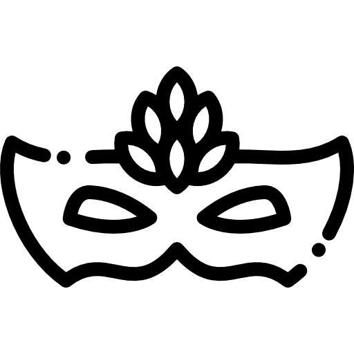 マスカレード Detailed Rounded Lineal icon