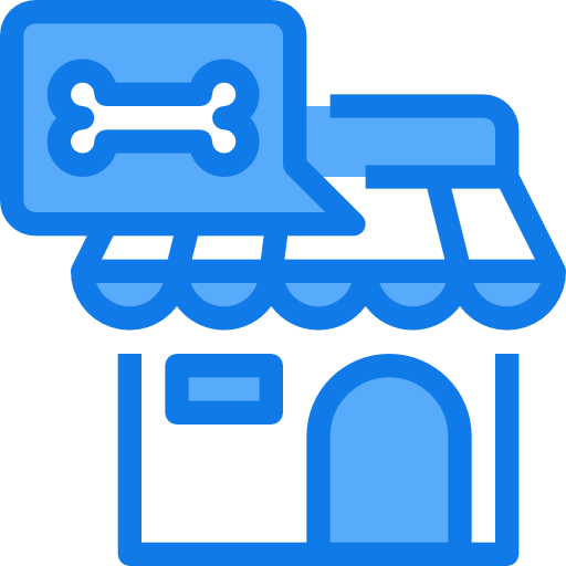 Pet shop Justicon Blue icon