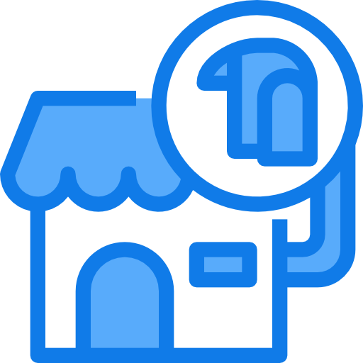la tienda de animales Justicon Blue icono