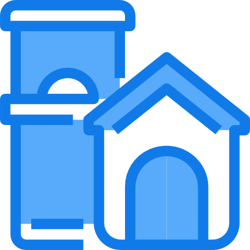 Pet house Justicon Blue icon