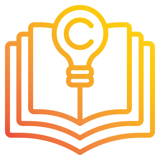 Copyright Generic gradient outline icon