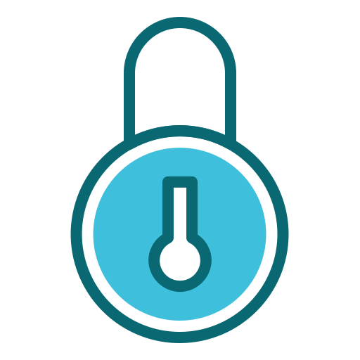 Lock Generic color lineal-color icon