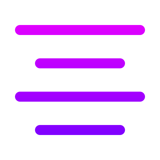 allineamento al centro Generic gradient outline icona
