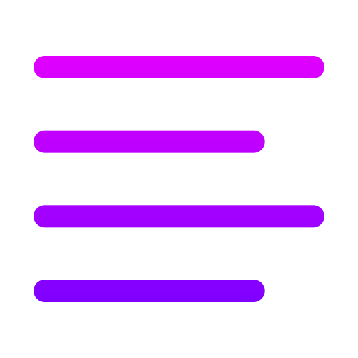 wyrównanie do lewej Generic gradient outline ikona