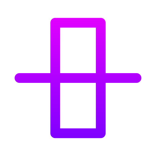 verticaal Generic gradient outline icoon