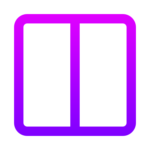kolom Generic gradient outline icoon