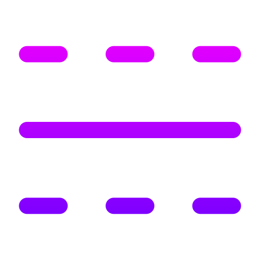 ligne pointillée Generic gradient outline Icône