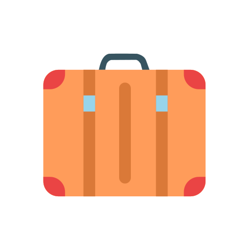 Сумка для багажа Generic color fill иконка