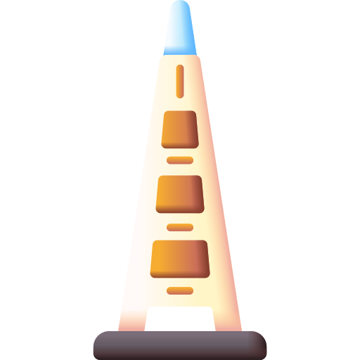obelisco 3D Color icona