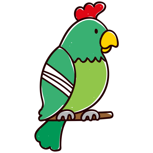 papuga Generic color lineal-color ikona