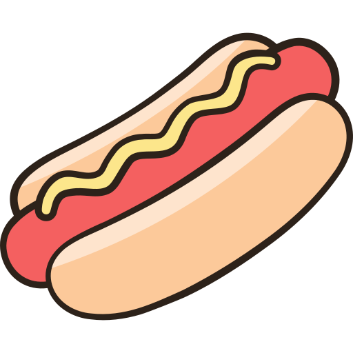 Hot dog Generic color hand-drawn icon