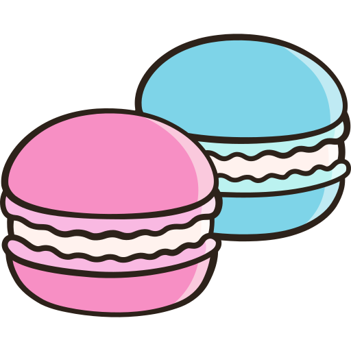 macarons Generic color hand-drawn icona