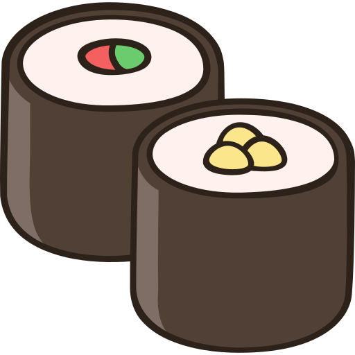 sushi Generic color hand-drawn icono