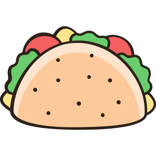 Taco Generic color hand-drawn icon