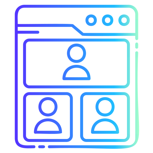 online-meeting Generic gradient outline icon