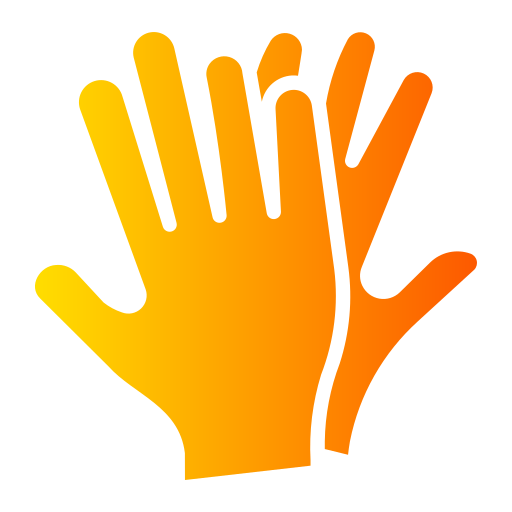 High five Generic gradient fill icon