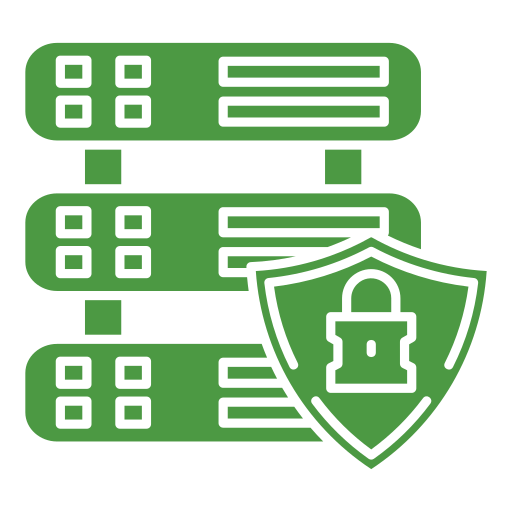 Secure server Generic color fill icon