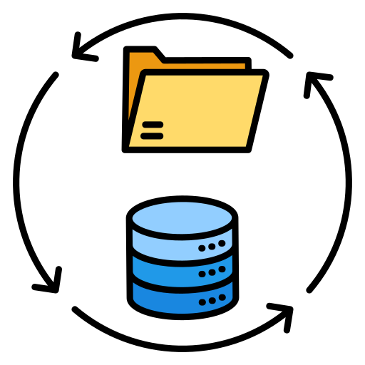 Data backup Generic color lineal-color icon