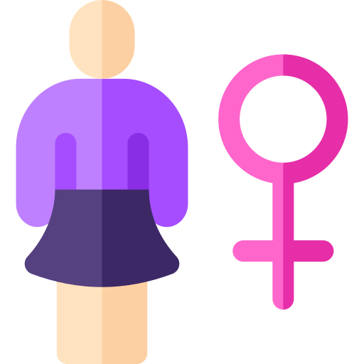 女性 Basic Rounded Flat icon