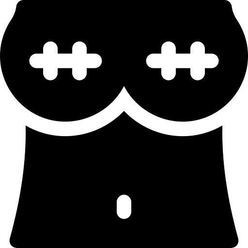 mastectomie Basic Rounded Filled icoon