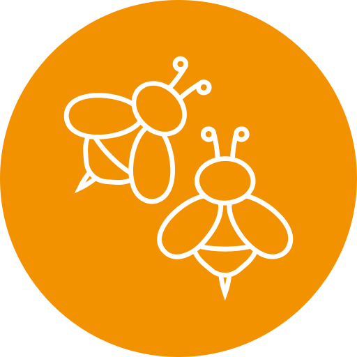 abejas Generic color fill icono