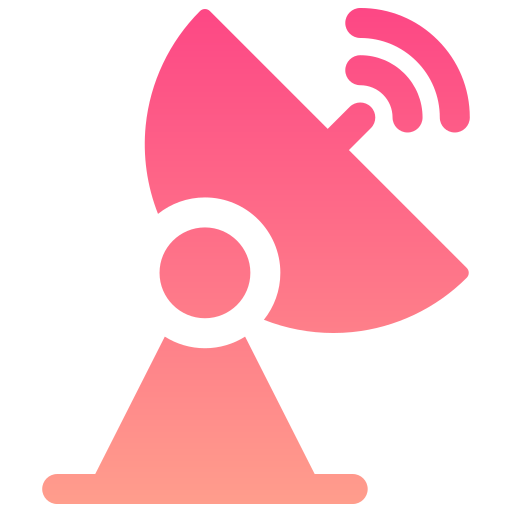 antenne satellite Generic gradient fill Icône