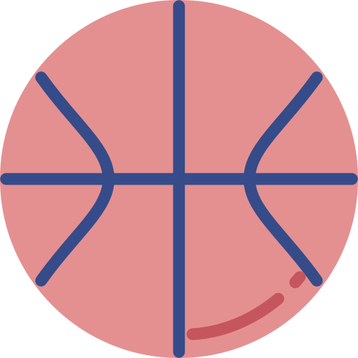 ballon de basket Generic color fill Icône