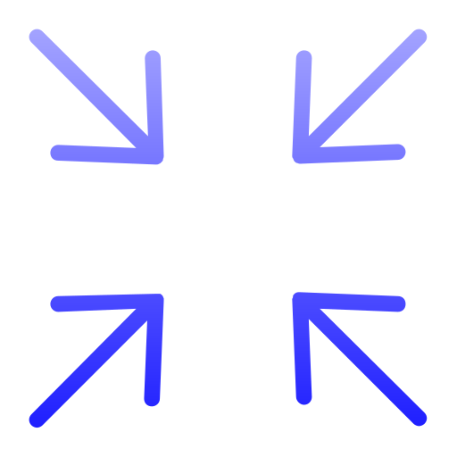 quattro frecce Generic gradient outline icona