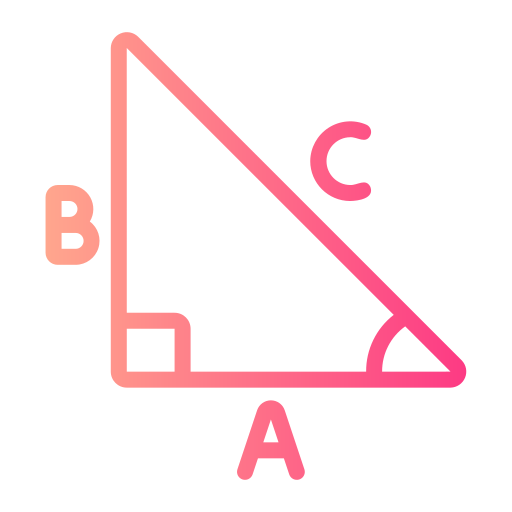 pythagoras Generic gradient outline icoon