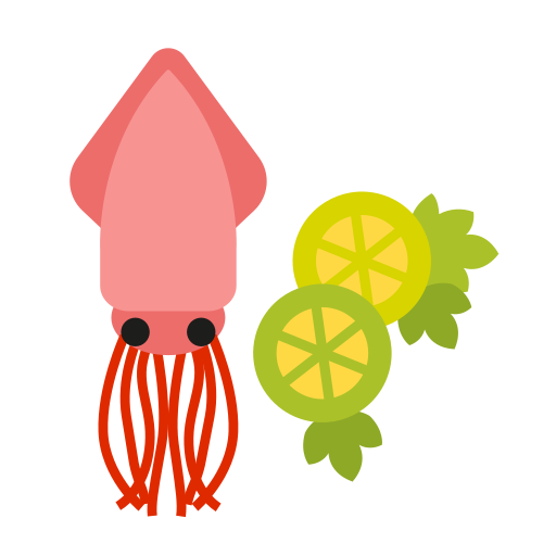 calamar Generic color fill icono