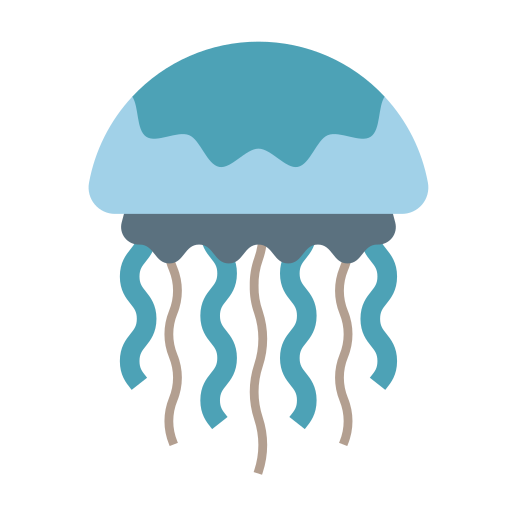 Медуза Generic color fill иконка