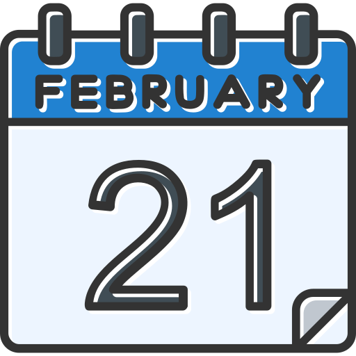 februar Generic color lineal-color icon