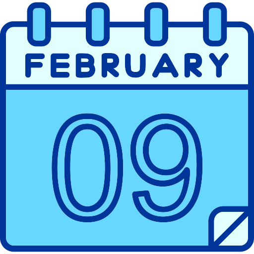 2月 Generic color lineal-color icon