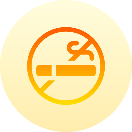 interdiction de fumer Basic Gradient Circular Icône