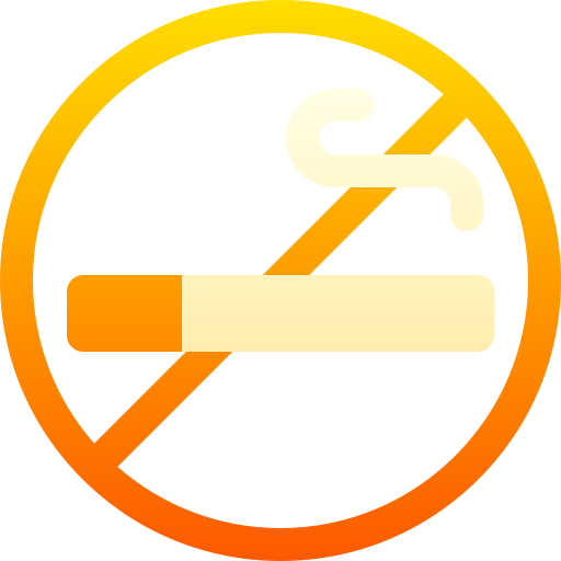 zakaz palenia Basic Gradient Gradient ikona