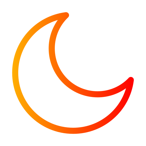 mond Generic gradient outline icon