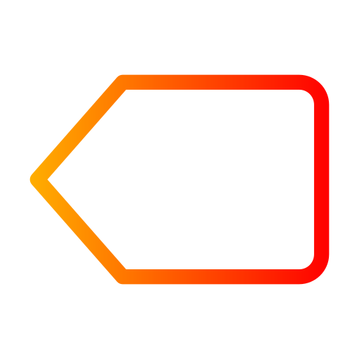 etykietka Generic gradient outline ikona