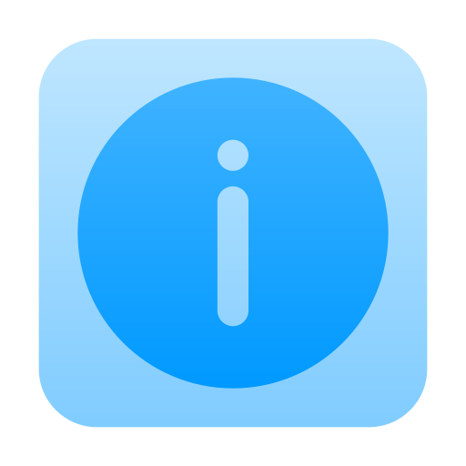 Information Generic gradient fill icon