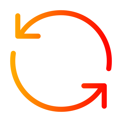 Sync Generic gradient outline icon