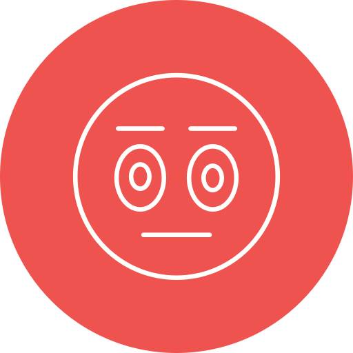 Expressionless Generic color fill icon
