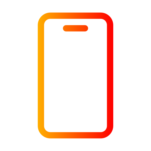 Handphone Generic gradient outline icon
