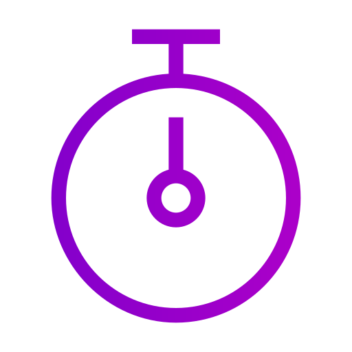 timer Generic gradient outline icona